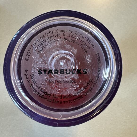 Starbucks 2021 Hawaii Lava Flow Orange Red Acrylic Tumbler Travel 12oz - Picture 3 of 5